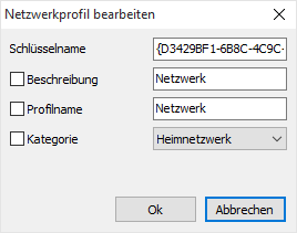 Screenshot NetProfiler Editor